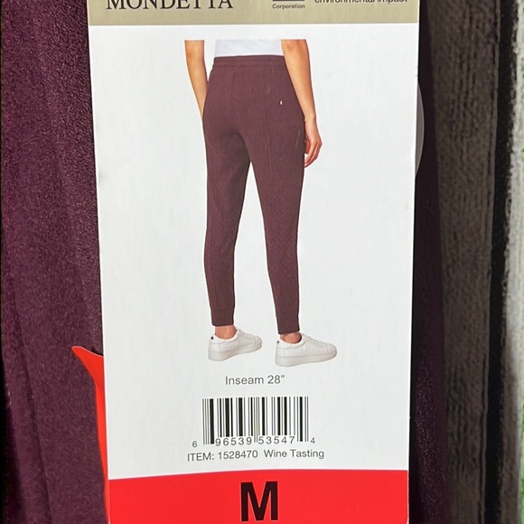 Monde wine tasting cozy warm joggers size medium - Picture 5 of 12